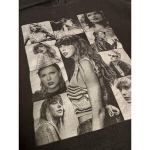 Taylor Swift The Eras Tour Black‎ Graphic Hoodie XL Swifty Travis Kelce